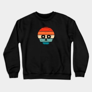 Halloween Skull Retro Crewneck Sweatshirt